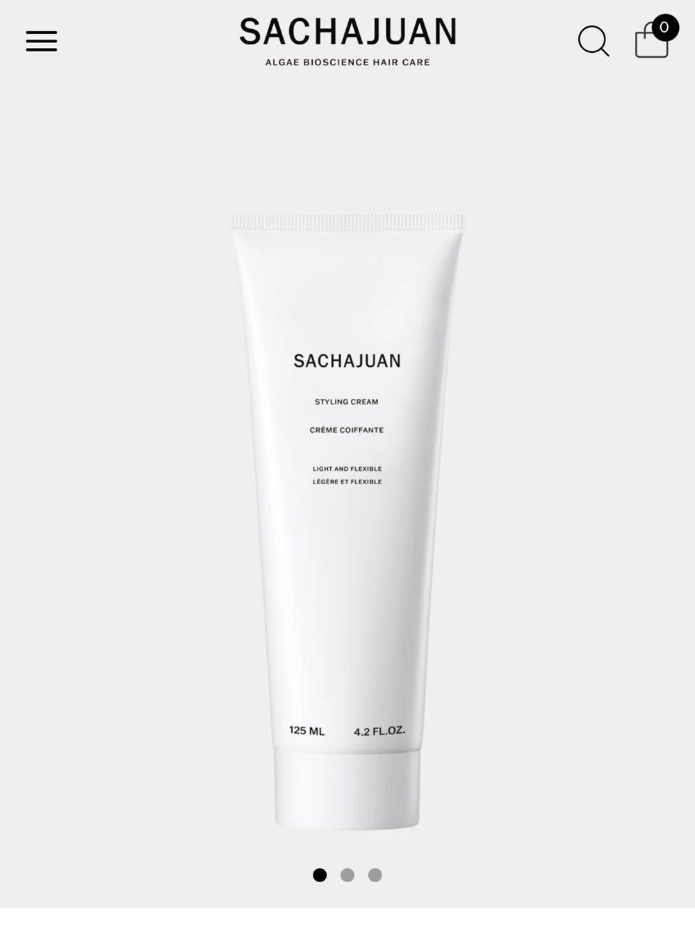 Sachajuan|Styling Cream|4.2 fl. oz.|NEW